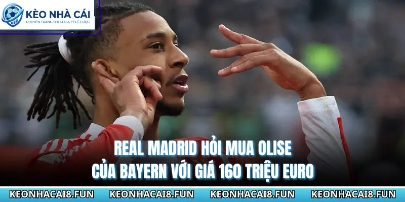 Real Madrid Hỏi Mua Olise Của Bayern Với Giá 160 Triệu Euro